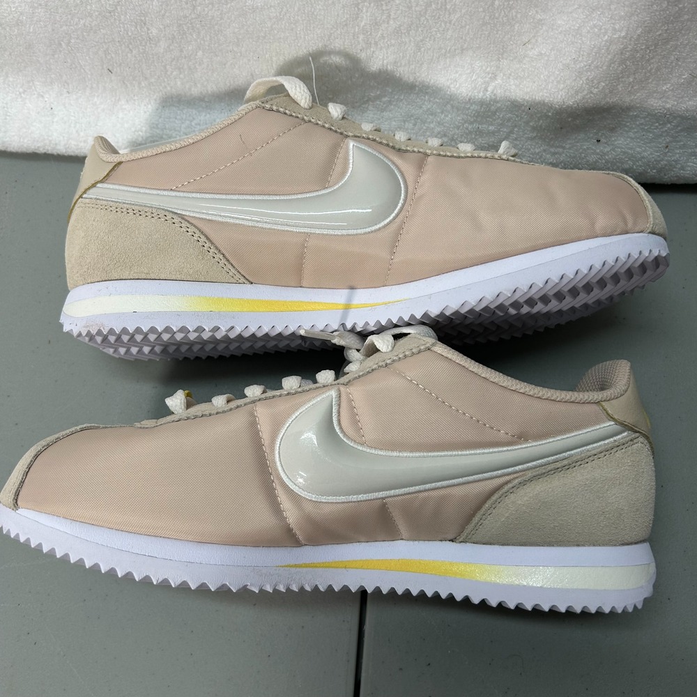 Nike Womens Size 8 Pink Cortez FL1 Alabaster Soft Athletic Shoes - Picture 5 of 8